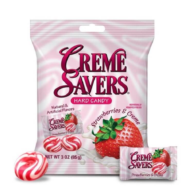 Creme Savers Strawberries & Creme Creme Savers Strawberries & Creme