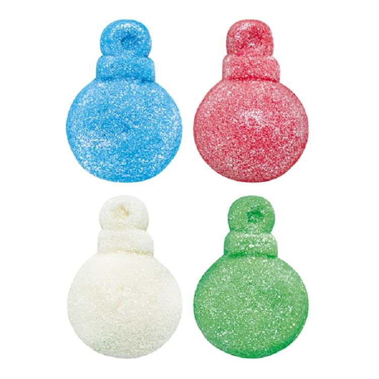 Vidal Gummi Glitter Ornaments