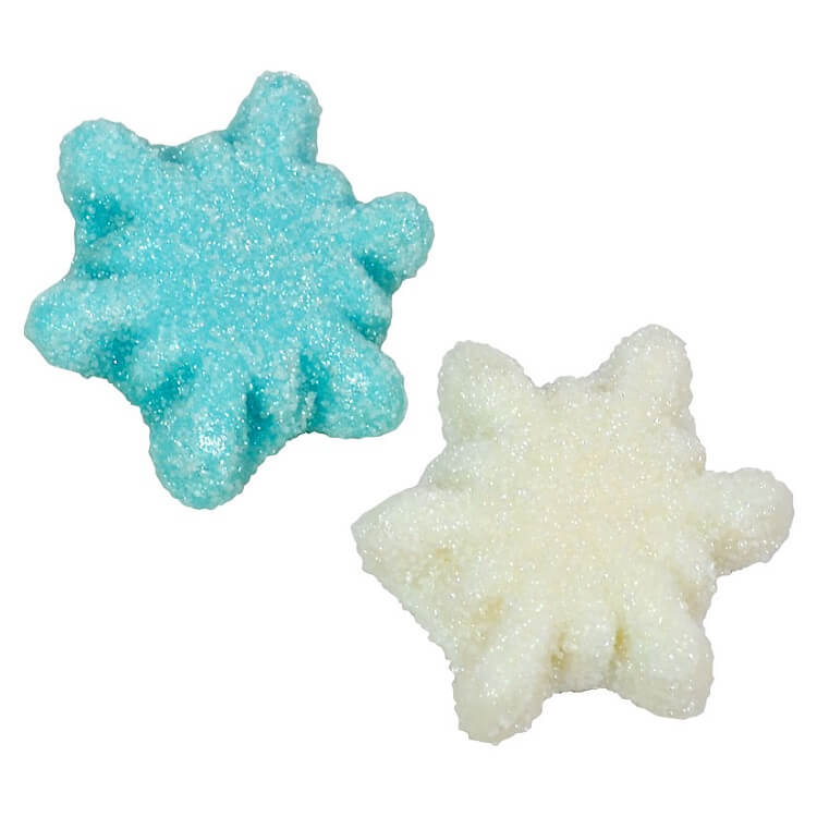 Vidal Gummi Glitter Snowflakes