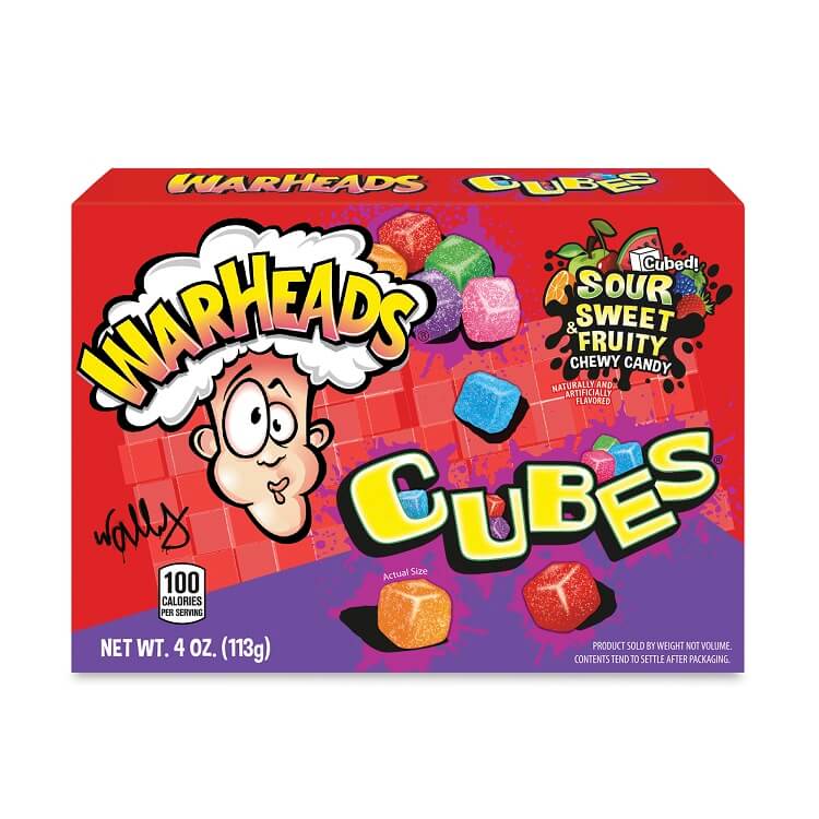 Warheads Chewy Cubes Theater Box Warheads Chewy Cubes Theater Box