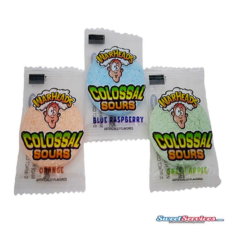 Warheads Colossal Sour Candy~3lb Bag Warheads Colossal Sour Candy~3lb Bag
