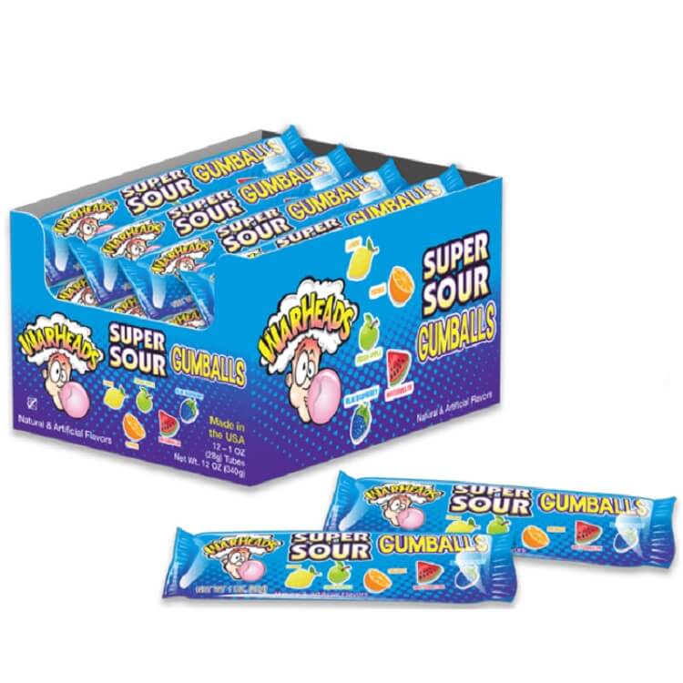 Warheads Super Sour Gumballs 5 Pack Warheads Super Sour Gumballs 5 Pack