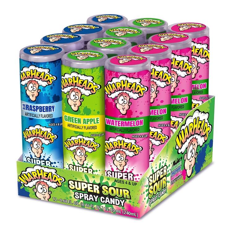 Warheads Super Sour Spray Candy