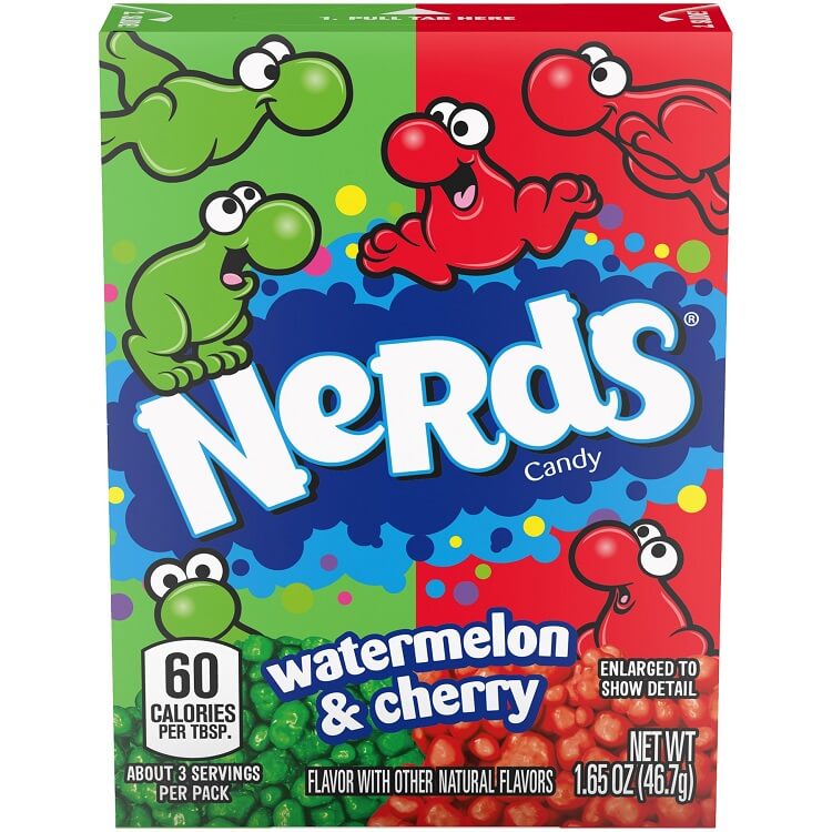 Nerds Candy Watermelon & Cherry 1.65-oz. Box 
