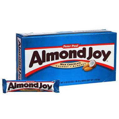 Almond Joy Candy Bar - 36ct.  