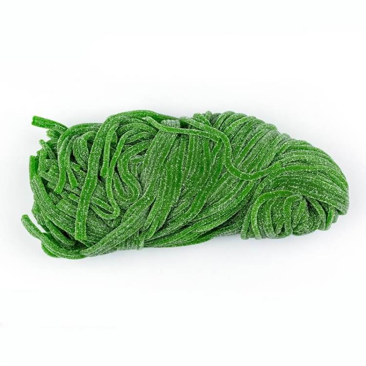 Gustaf's Sour Apple Licorice Laces - 2lb Bag Gustaf's Sour Apple Licorice Laces - 2lb Bag