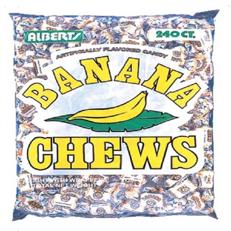 Alberts Banana Fruit Chews  