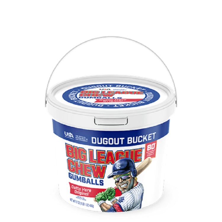 Big League Chew Dugout Bucket~80 Count Big League Chew Dugout Bucket~80 Count