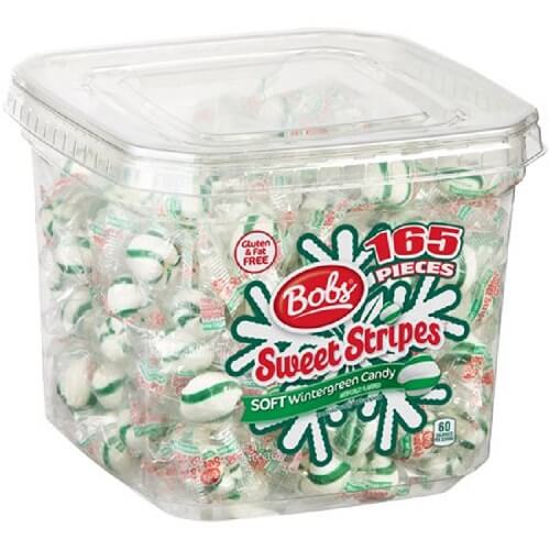 Bob's Sweet Stripes Soft Wintergreen ~ 165ct  Bob's Sweet Stripes Soft Wintergreen ~ 165ct