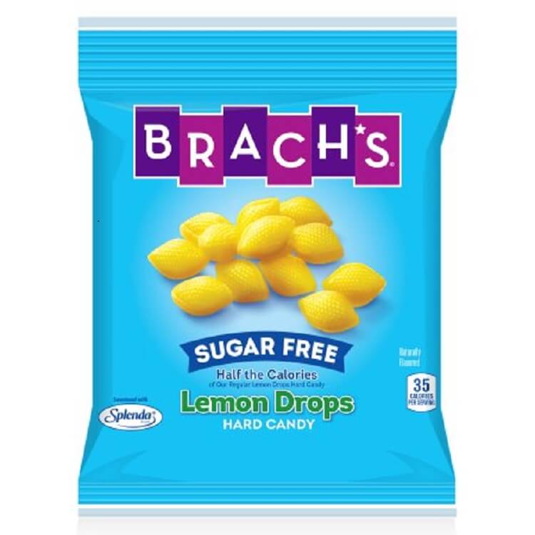 Brach's Sugar Free Lemon Drops ~ 12 - 3.5oz Bags 