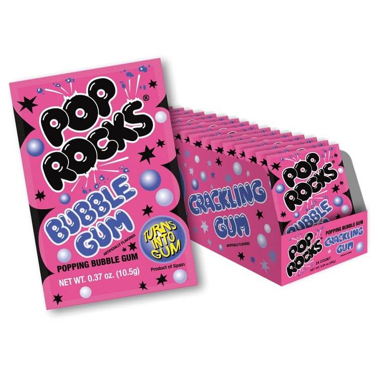 Bubble Gum Pop Rocks ~ 24 Count Bubble Gum Pop Rocks ~ 24 Count