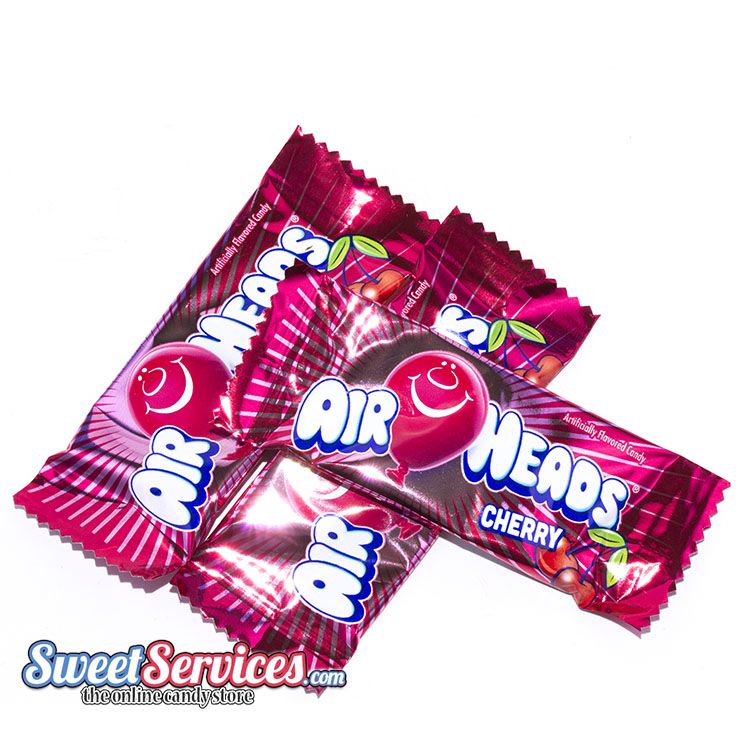Airheads Cherry Taffy Mini Bars - 5lbs