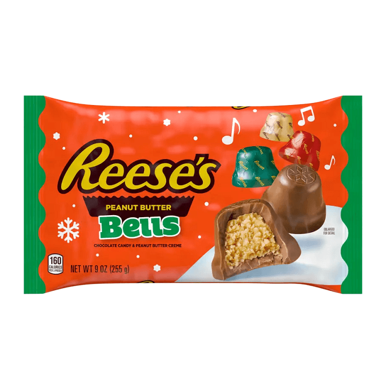 Reese's Christmas Peanut Butter Bells Reese's Christmas Peanut Butter Bells