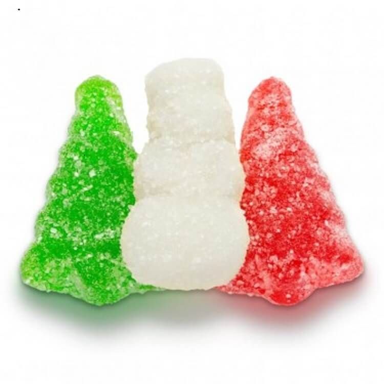 Albanese Gummi Snowmen & Trees with Snow ~ 5lb Bag  Albanese Gummi Snowmen & Trees with Snow ~ 5lb Bag
