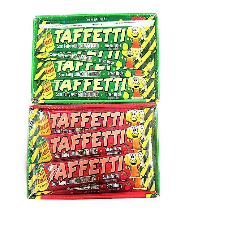 Toxic Waste Green Apple and Strawberry Taffetti Toxic Waste Green Apple and Strawberry Taffetti