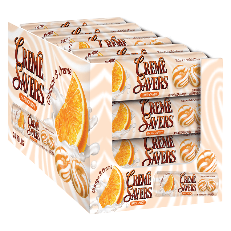 Creme Savers Orange & Creme Rolls Creme Savers Orange & Creme Rolls