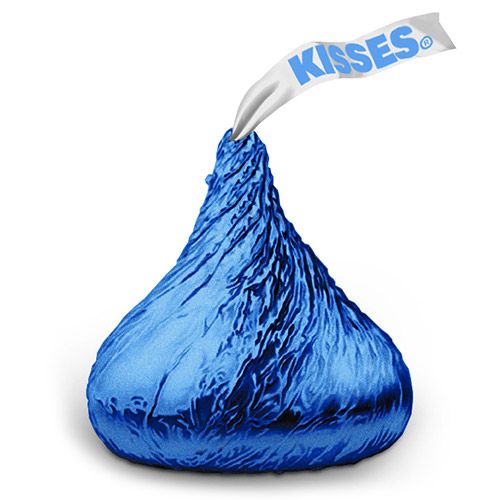 hershey dark blue kisses