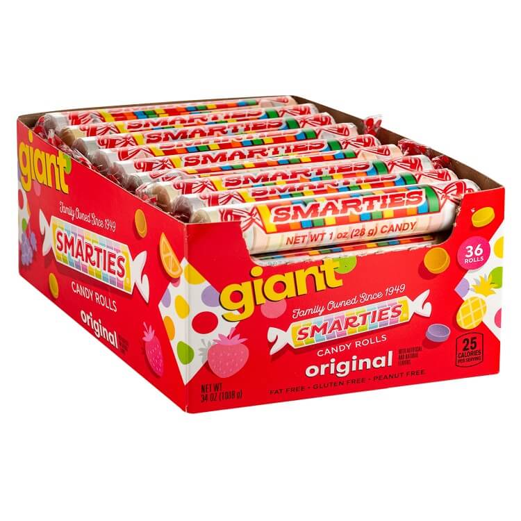 Giant Smarties~36 Rolls Giant Smarties~36 Rolls