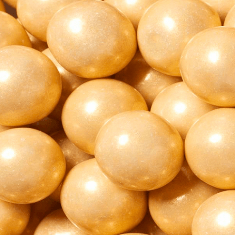 Shimmer Gold Gumballs - 2lbs Shimmer Gold Gumballs - 2lbs