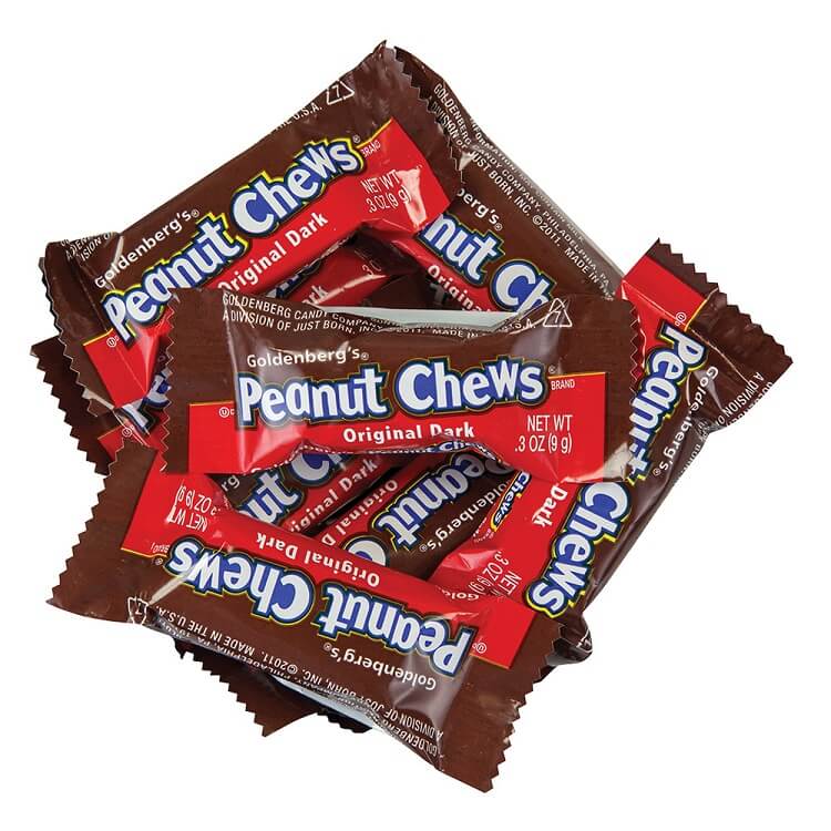 Goldenberg's Mini Dark Peanut Chews