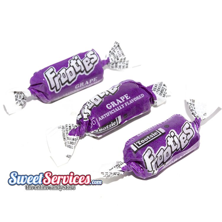 Tootsie Roll Grape Frooties ~ 360 Count Bag