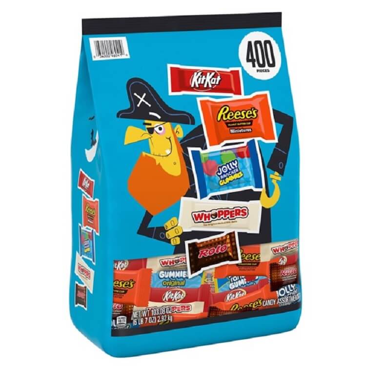 Halloween Hershey Variety Mix 400 Pieces  