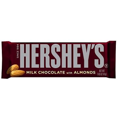 Hershey Almond Candy Bar - 36ct. 