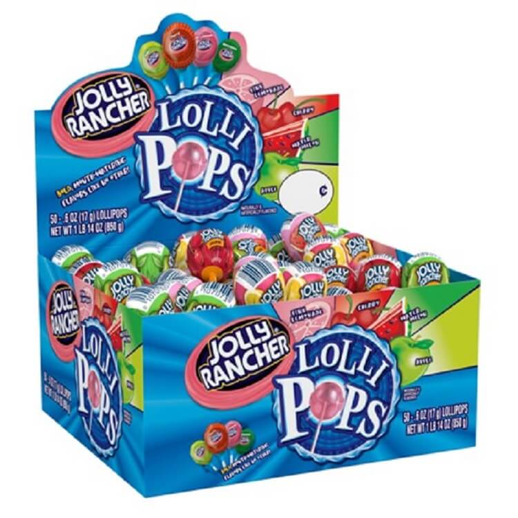 Jolly Rancher Lollipops ~ 50 Count  Jolly Rancher Lollipops ~ 50 Count