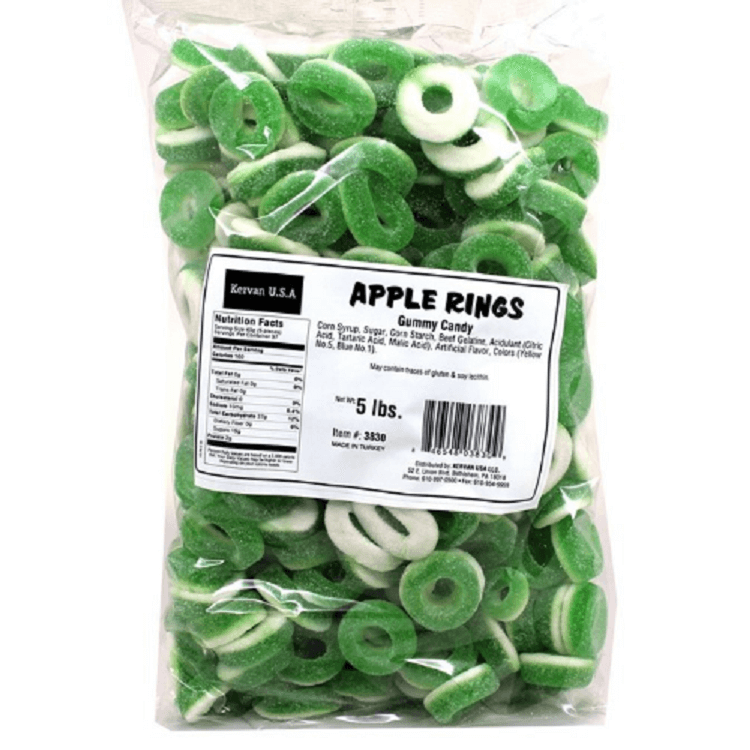 Kervan Gummi Apple Rings 