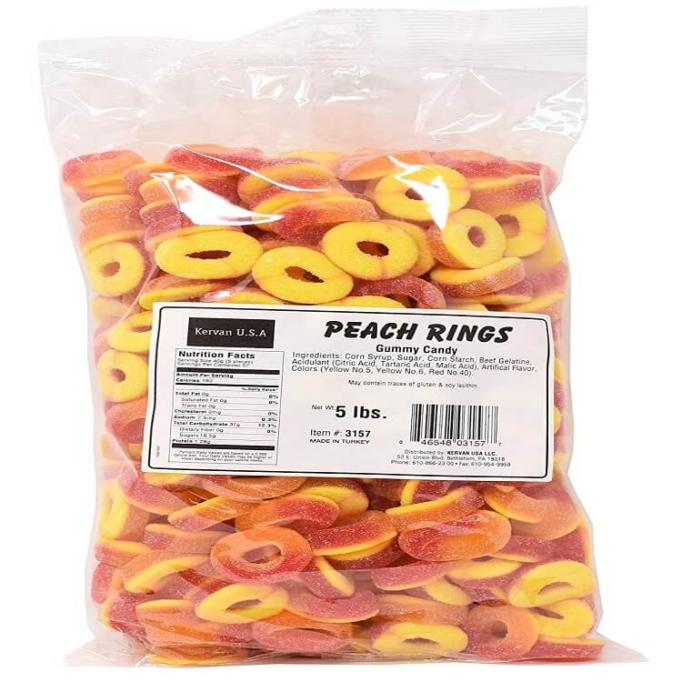 Kervan Gummi Peach Rings
