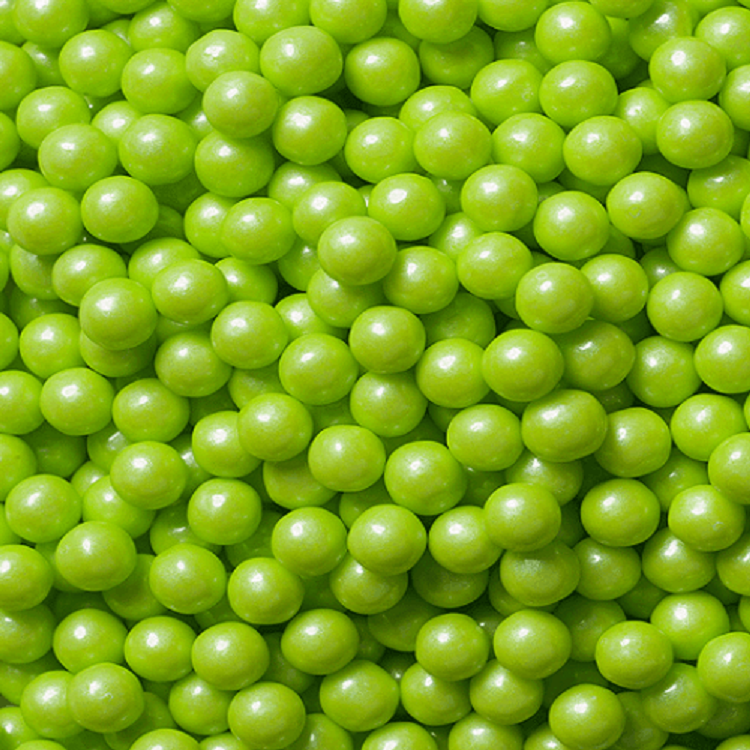 Shimmer Lime Green Candy Beads ~ 2lbs.  Shimmer Lime Green Candy Beads ~ 2lbs.
