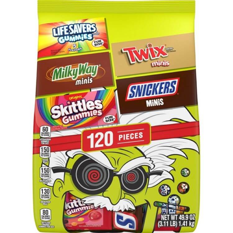Assorted Mars Fun Size Mix 120 Pieces   Assorted Mars Fun Size Mix 120 Pieces
