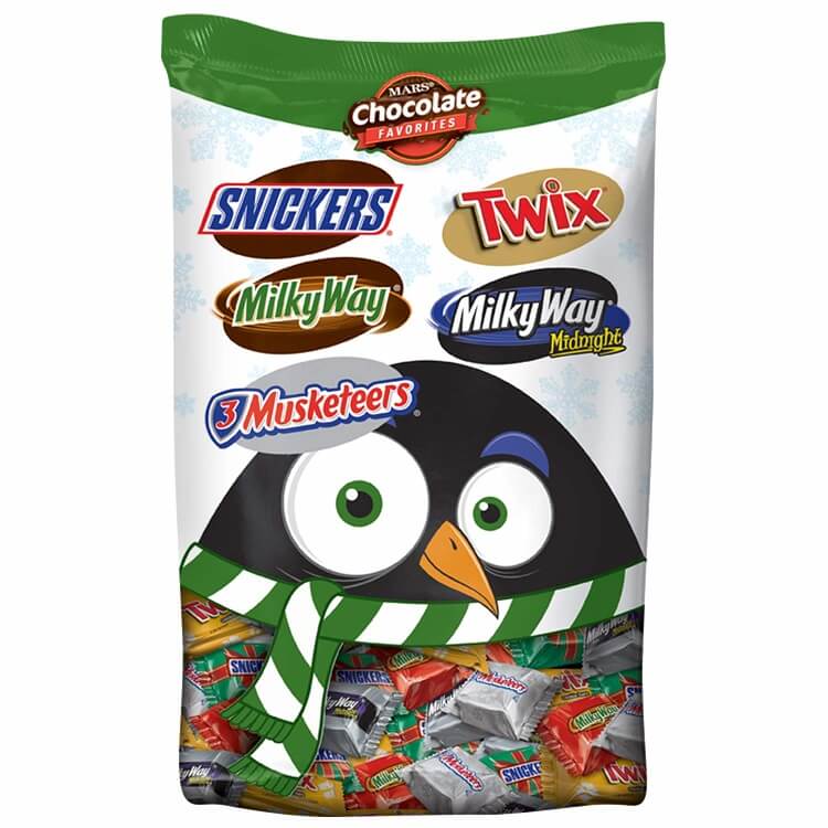 Mars Christmas Miniature Mix ~ 110 Pieces