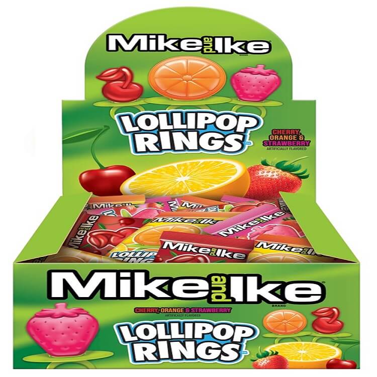 Mike and Ike Lollipop Rings Mike and Ike Lollipop Rings