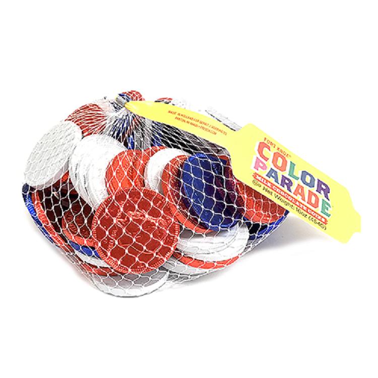 Fort Knox Chocolate Red, White, & Blue Coins 