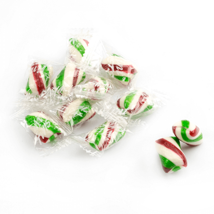 Atkinson Red, White, and Green Mint Candy  