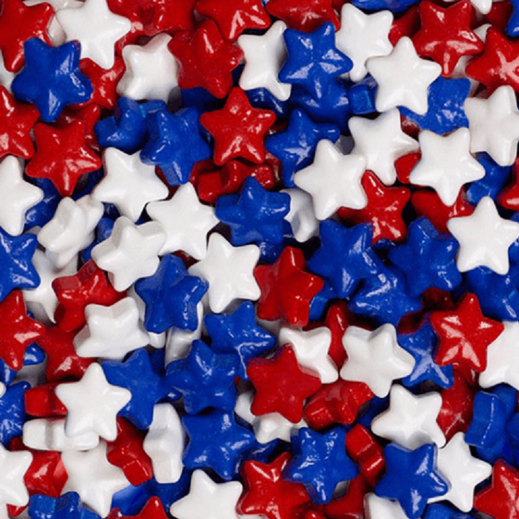Red White and Blue Candy Stars ~ 2lbs. Red White and Blue Candy Stars ~ 2lbs.