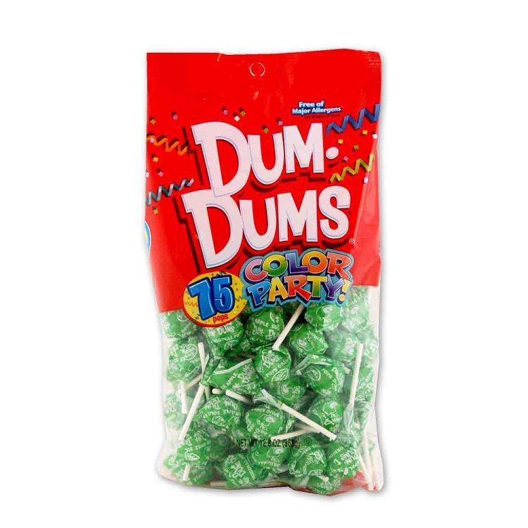 Sour Green Apple Dum Dum Pops  