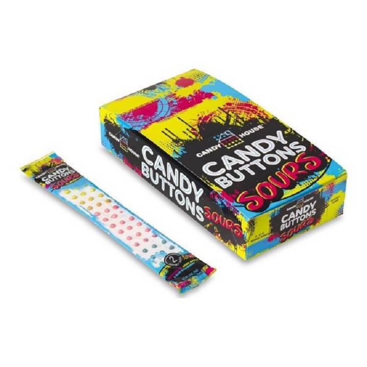 Sour Candy Buttons Sour Candy Buttons