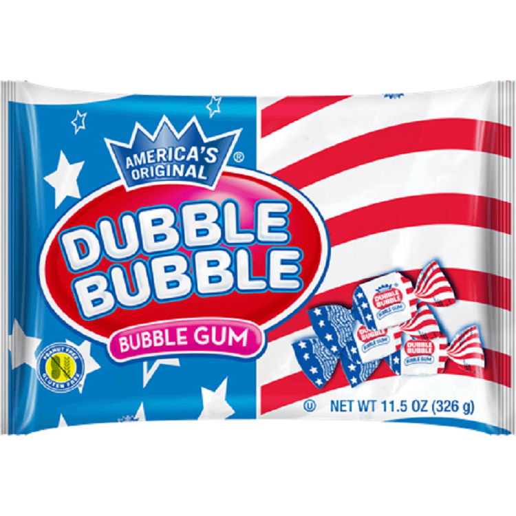 Stars and Stripes Dubble Bubble Gum  