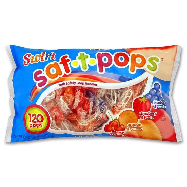 Swirl Saf-T-Pops 