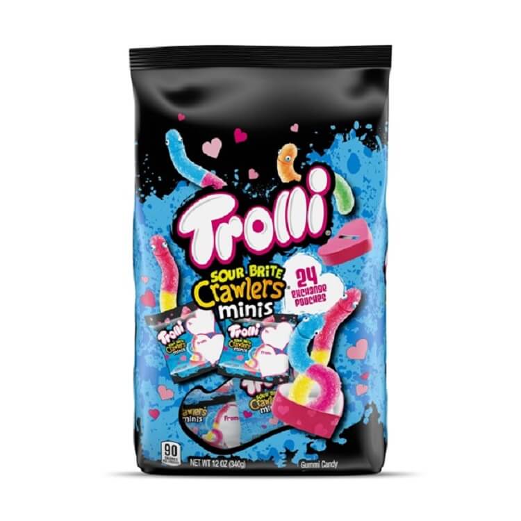 Trolli Sour Brite Crawlers Classroom Exchange Packs Trolli Sour Brite Crawlers Classroom Exchange Packs