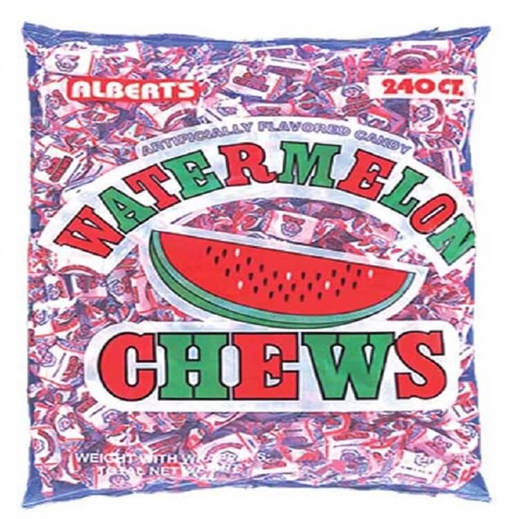 Alberts Watermelon Fruit Chews 