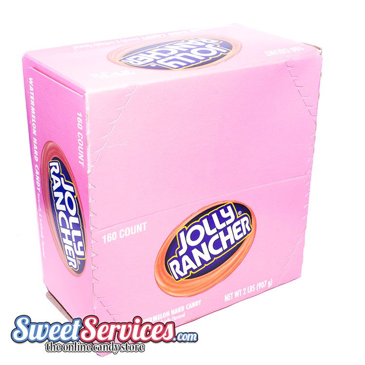 Jolly Rancher Watermelon 160 Count Box Pink Candy