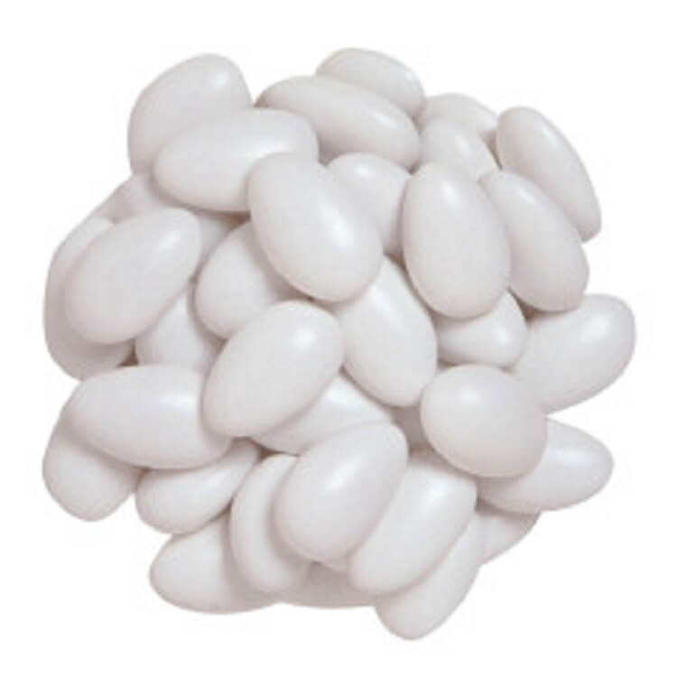 White Jordan Almonds  White Jordan Almonds