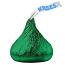 Hershey Green Kisses 200 Count Bag