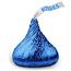 Hershey Dark BLue Kisses ~ 4.1lb Bag 