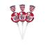 Patriotic Cherry Lollipops