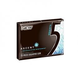 Wriglely's 5 Sugar Free Gum Ascent ~ 10ct Wriglely's 5 Sugar Free Gum Ascent ~ 10ct