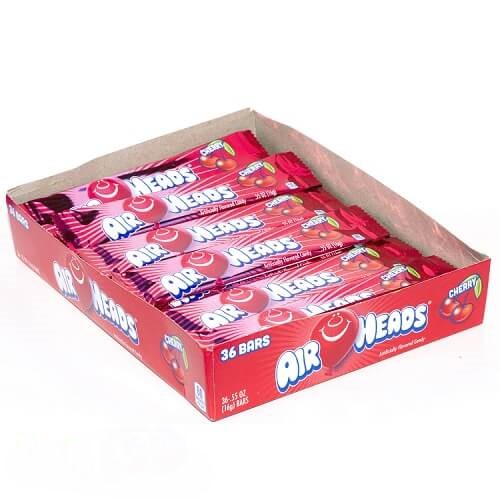 Airheads Cherry Taffy Bars 